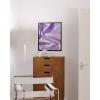 imageHAUS AND HUES Purple Pictures Wall Decor  Girls Wall Art for Bedroom Aesthetic Neon Posters Purple Wall Decor for Bedroom Black Framed 16x20Lavender Silk