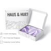 imageHAUS AND HUES Purple Pictures Wall Decor  Girls Wall Art for Bedroom Aesthetic Neon Posters Purple Wall Decor for Bedroom Black Framed 16x20Lavender Silk