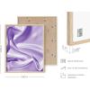 imageHAUS AND HUES Purple Pictures Wall Decor  Girls Wall Art for Bedroom Aesthetic Neon Posters Purple Wall Decor for Bedroom Black Framed 16x20Lavender Silk