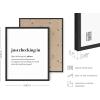 imageHAUS AND HUES Travel Posters  Wanderlust Wall Decor Travel Quotes Wall Art Typography Decor Adventure Art Print White Wall Quotes Beige Framed 24x36Just Checking In