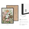 imageHAUS AND HUES Vintage Adolphe Millot Poster  Cottagecore Wall Decor Botanical Chart Vintage Plant Print Botanical Art Beige Frame 24x36Flower