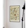 imageHAUS AND HUES Vintage Mushroom Poster  Adolphe Millot Mushroom Wall Art Botanical Print Cottagecore Decor Vintage Plant Poster Black Frame 12x16Mushrooms