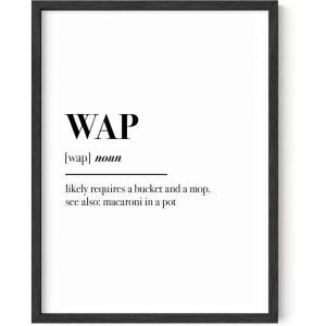 imageHAUS AND HUES Alcohol Poster Funny Wall Decor for Bar  Drink Wall Art for Bar Designs Funny Home Decor Vodka Art Alcohol Home Decor Bar Decorations for Home Hakuna Ma Vodka Framed Black 24x36WAP