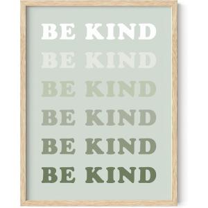 imageHAUS AND HUES Sage Green Wall Dcor  Teen Wall Art Hearts Sage Green Room Decor Aesthetic Cute Posters Aesthetic Heart Wall Art Wall Poster Aesthetic Dark Green Decor 16 x 20 UnframedBe Kind