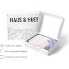 imageHAUS AND HUES Forest Mountain Wall Art for Living Room  Nature Decor 8quotx10quot UNFRAMED Pink and PurplePink  Purple