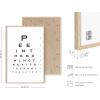 imageHAUS AND HUES Funny Bathroom Decor Sign 16x20 Black Framed Minimalist StyleEye Exam