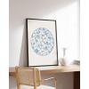 imageHAUS AND HUES Japanese Wall Art  Matsumoto Hoji Frog Framed Print Wabi Sabi Japandi Decor Japanese Frog Art for Bedroom 12x16 Black FrameFlower Circle