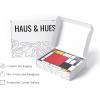 imageHAUS AND HUES Matisse Poster and Abstract Art Prints  Henri Matisse Prints Art Exhibition Poster Aesthetic Drawing Matisse Paintings Cut Out Art Black Plant Clover Matisse Framed Black 24x36Piet Mondrian