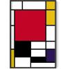 imageHAUS AND HUES Matisse Poster and Abstract Art Prints  Henri Matisse Prints Art Exhibition Poster Aesthetic Drawing Matisse Paintings Cut Out Art Black Plant Clover Matisse Framed Black 24x36Piet Mondrian