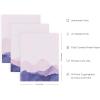 imageHAUS AND HUES Misty Forest Print Nature Poster  Forest Posters Landscape Photography Prints Tree Posters and Mountain Decor Mountain Photography Poster Mountains Landscape 11quotx14quot UNFRAMEDPink  Purple