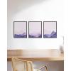 imageHAUS AND HUES Mountain Wall Decor  Forest Wall Art Frameable Mountain Art Prints for Living Room Landscape Nature Posters with Frame 11x14 FRAMED BEIGEPink  Purple