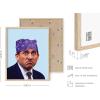 imageHAUS AND HUES The Office Dwight Schrute Poster TV Show Wall Art Funny Posters Merchandise Framed Beige 12x16Prison Mike