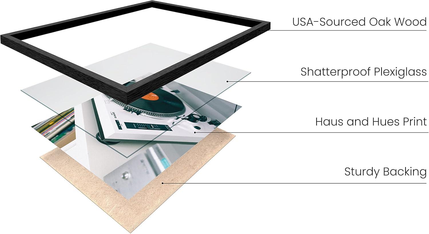 imageHAUS AND HUES Preppy Pictures for Wall  Set of 6 Colorful Preppy Collage Wall Art Pink Bedroom Decor Bright Pink Aesthetic Cute Girls Posters College Room Wall Decor Beige Frame 8x10Palm Springs