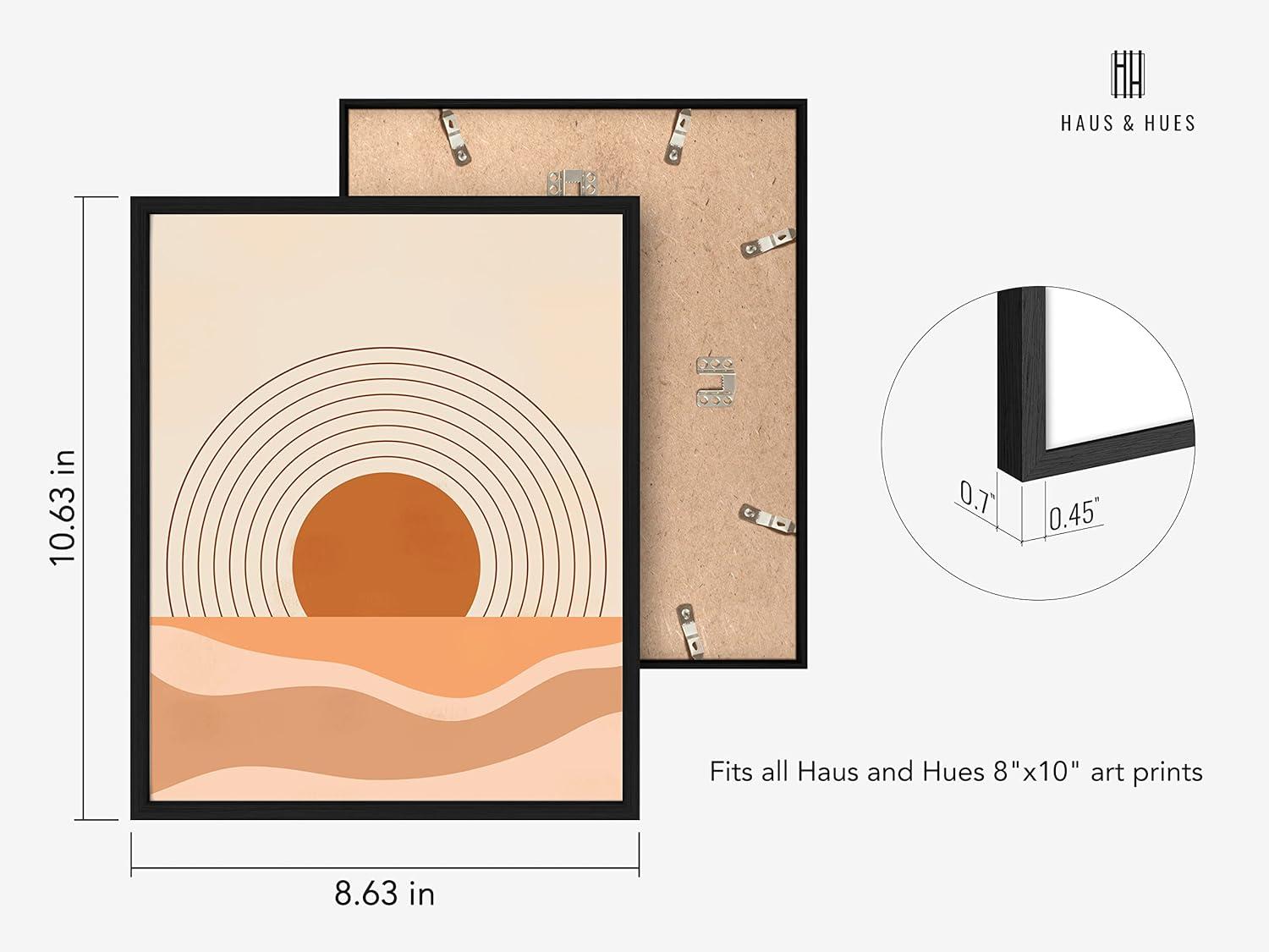 imageHAUS AND HUES Vintage Nature Posters  Set of 3 Butterfly Art Botanical Prints for Room Aesthetic Wall Decor UNFRAMED 8quotx10quotMid Century Boho