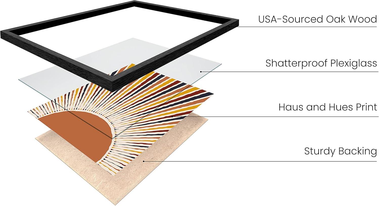 imageHAUS AND HUES Vintage Nature Posters  Set of 3 Butterfly Art Botanical Prints for Room Aesthetic Wall Decor UNFRAMED 8quotx10quotMid Century Terracotta