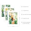 imageHAUS AND HUES Boho Wall Art  Set of 3 Tropical Prints Chic Boho Decor FemaleInspired Artwork Unframed 8x10Tropical Bohemian Watercolor
