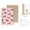 imageHAUS AND HUES Butterfly Picture Wall Decor  Aesthetic Poster for Room Yellow Wall Art Butterfly Print for Bedroom 16x20 UnframedPink Butterfly Collage