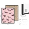 imageHAUS AND HUES Butterfly Picture Wall Decor  Aesthetic Poster for Room Yellow Wall Art Butterfly Print for Bedroom 16x20 UnframedPink Butterfly Collage