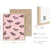 imageHAUS AND HUES Butterfly Picture Wall Decor  Aesthetic Poster for Room Yellow Wall Art Butterfly Print for Bedroom 16x20 UnframedPink Butterfly Collage
