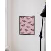 imageHAUS AND HUES Butterfly Picture Wall Decor  Aesthetic Poster for Room Yellow Wall Art Butterfly Print for Bedroom 16x20 UnframedPink Butterfly Collage
