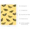 imageHAUS AND HUES Butterfly Picture Wall Decor  Aesthetic Poster for Room Yellow Wall Art Butterfly Print for Bedroom 16x20 UnframedYellow Butterflies