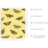 imageHAUS AND HUES Butterfly Picture Wall Decor  Aesthetic Poster for Room Yellow Wall Art Butterfly Print for Bedroom 16x20 UnframedYellow Butterflies