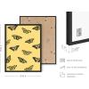 imageHAUS AND HUES Butterfly Picture Wall Decor  Aesthetic Poster for Room Yellow Wall Art Butterfly Print for Bedroom 16x20 UnframedYellow Butterflies