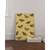 imageHAUS AND HUES Butterfly Picture Wall Decor  Aesthetic Poster for Room Yellow Wall Art Butterfly Print for Bedroom 16x20 UnframedYellow Butterflies