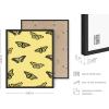 imageHAUS AND HUES Butterfly Picture Wall Decor  Aesthetic Poster for Room Yellow Wall Art Butterfly Print for Bedroom 16x20 UnframedYellow Butterflies