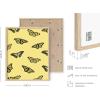 imageHAUS AND HUES Butterfly Picture Wall Decor  Aesthetic Poster for Room Yellow Wall Art Butterfly Print for Bedroom 16x20 UnframedYellow Butterflies