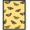 imageHAUS AND HUES Butterfly Picture Wall Decor  Aesthetic Poster for Room Yellow Wall Art Butterfly Print for Bedroom 16x20 UnframedYellow Butterflies
