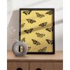 imageHAUS AND HUES Butterfly Picture Wall Decor  Aesthetic Poster for Room Yellow Wall Art Butterfly Print for Bedroom 16x20 UnframedYellow Butterflies