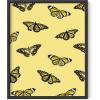 imageHAUS AND HUES Butterfly Picture Wall Decor  Aesthetic Poster for Room Yellow Wall Art Butterfly Print for Bedroom 16x20 UnframedYellow Butterflies