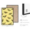 imageHAUS AND HUES Butterfly Picture Wall Decor  Aesthetic Poster for Room Yellow Wall Art Butterfly Print for Bedroom 16x20 UnframedYellow Butterflies