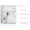 imageHAUS AND HUES Dandelion Wall Art  Vintage Botanical Print for Living Room Unframed 16x20Dandelion