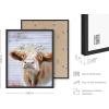 imageHAUS AND HUES Dandelion Wall Art  Vintage Botanical Print for Living Room Unframed 16x20Flower Crown Cow