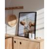imageHAUS AND HUES Dandelion Wall Art  Vintage Botanical Print for Living Room Unframed 16x20Flower Crown Cow