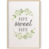 imageHAUS AND HUES Dandelion Wall Art  Vintage Botanical Print for Living Room Unframed 16x20Home Sweet Home