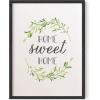 imageHAUS AND HUES Dandelion Wall Art  Vintage Botanical Print for Living Room Unframed 16x20Home Sweet Home