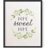 imageHAUS AND HUES Dandelion Wall Art  Vintage Botanical Print for Living Room Unframed 16x20Home Sweet Home