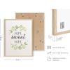 imageHAUS AND HUES Dandelion Wall Art  Vintage Botanical Print for Living Room Unframed 16x20Home Sweet Home