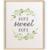 imageHAUS AND HUES Dandelion Wall Art  Vintage Botanical Print for Living Room Unframed 16x20Home Sweet Home