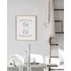 imageHAUS AND HUES Funny Bathroom Wall Art  Bathroom Wall Art Decor Bathroom Prints Funny Bathroom Art Posters Bathroom Artwork for Wall Funny Bathroom Pictures Fun Boobs Poster Black Frame 16x20BeardMullet