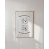 imageHAUS AND HUES Funny Bathroom Wall Art  Bathroom Wall Art Decor Bathroom Prints Funny Bathroom Art Posters Bathroom Artwork for Wall Funny Bathroom Pictures Fun Boobs Poster Black Frame 16x20BeardMullet