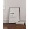 imageHAUS AND HUES Funny Quotes for Home Office  Humorous Office Art Print Quotes for Walls Funny Wall Art for Work From Home Set Up Just Checking In Beige Frame 16x20WAP