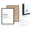 imageHAUS AND HUES Funny Quotes for Home Office  Humorous Office Art Print Quotes for Walls Funny Wall Art for Work From Home Set Up Just Checking In Beige Frame 16x20Travel