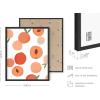 imageHAUS AND HUES Pieces of Cake Kitchen Wall Art Gifts for Bakers Pastry Decor Kitchen Pictures for Wall Wall Prints Kitchen Artwork for Wall  UNFRAMED 12 x 16 CakePeach