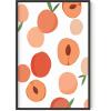 imageHAUS AND HUES Pieces of Cake Kitchen Wall Art Gifts for Bakers Pastry Decor Kitchen Pictures for Wall Wall Prints Kitchen Artwork for Wall  UNFRAMED 12 x 16 CakePeach