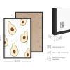 imageHAUS AND HUES Pieces of Cake Kitchen Wall Art Gifts for Bakers Pastry Decor Kitchen Pictures for Wall Wall Prints Kitchen Artwork for Wall  UNFRAMED 12 x 16 CakeAvocado