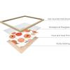 imageHAUS AND HUES Pieces of Cake Kitchen Wall Art Gifts for Bakers Pastry Decor Kitchen Pictures for Wall Wall Prints Kitchen Artwork for Wall  UNFRAMED 12 x 16 CakePeach